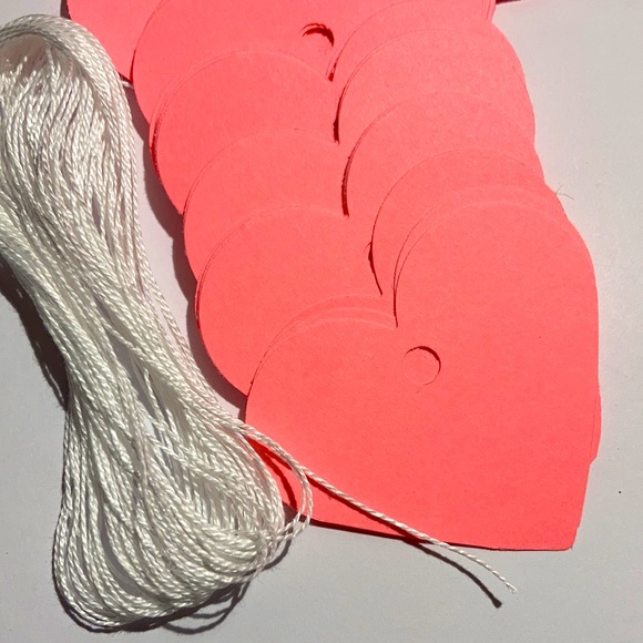 💓🏷 Pink Heart Tags🏷💓 - Picture 3 of 4